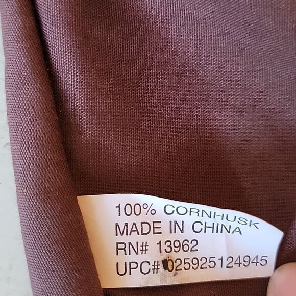 Handmade cornhusk top handle purse - Picture 8 of 9